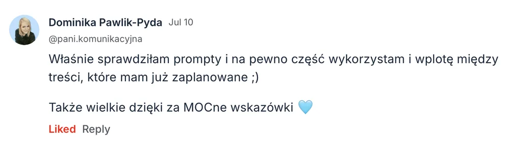 Opinia: Dominika Pawlik-Pyda o MOCNO Clubie